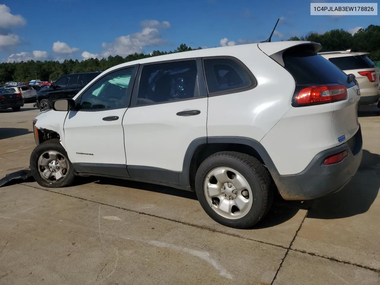 2014 Jeep Cherokee Sport VIN: 1C4PJLAB3EW178826 Lot: 72137764