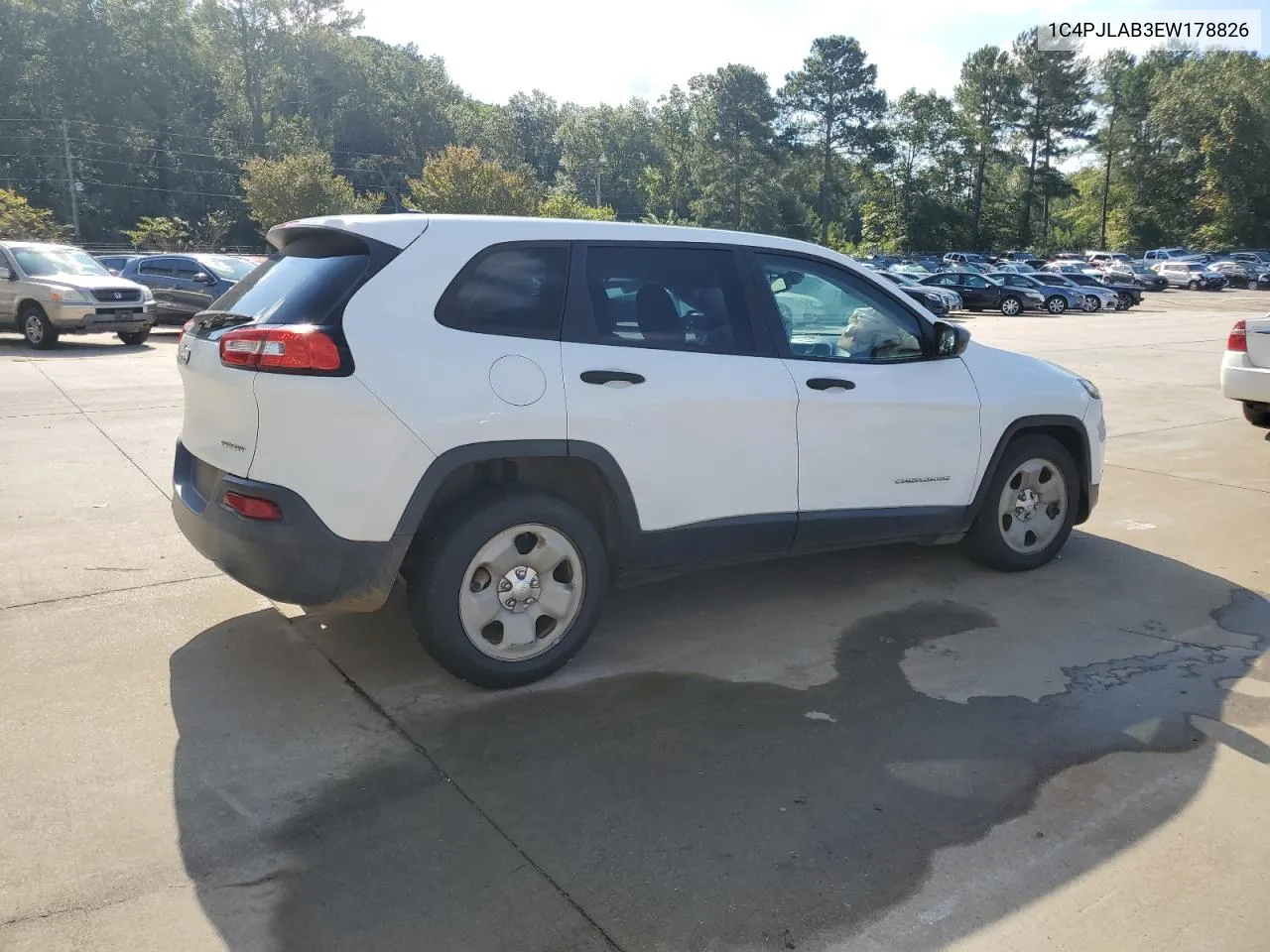 2014 Jeep Cherokee Sport VIN: 1C4PJLAB3EW178826 Lot: 72137764