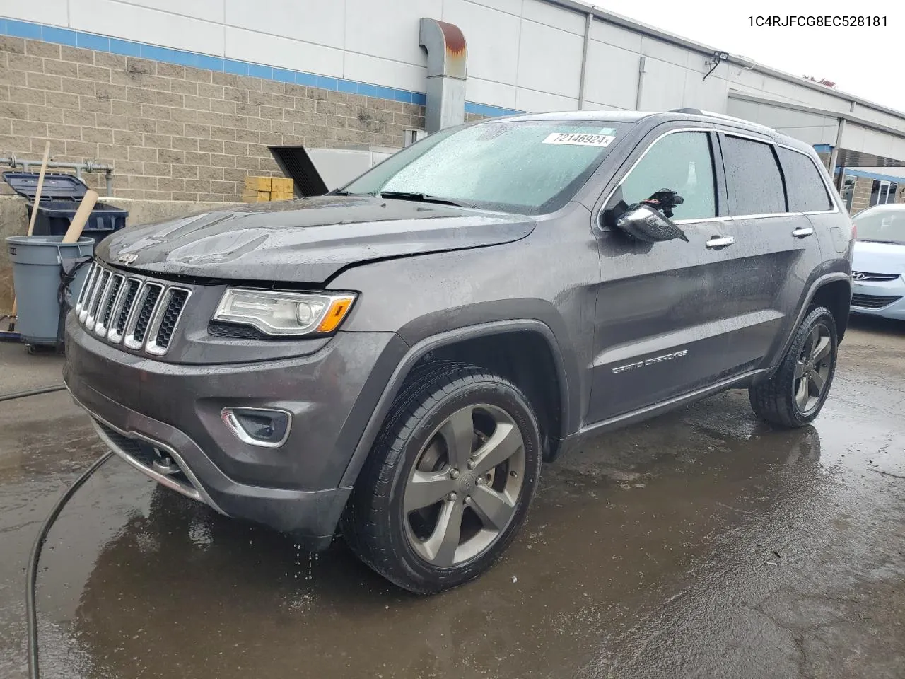 2014 Jeep Grand Cherokee Overland VIN: 1C4RJFCG8EC528181 Lot: 72146924