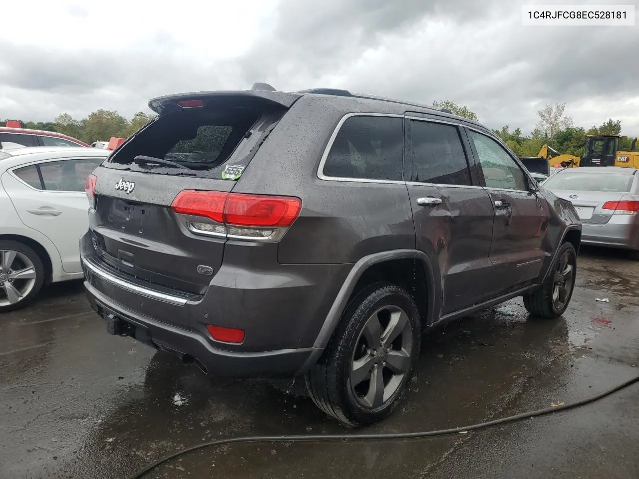 2014 Jeep Grand Cherokee Overland VIN: 1C4RJFCG8EC528181 Lot: 72146924