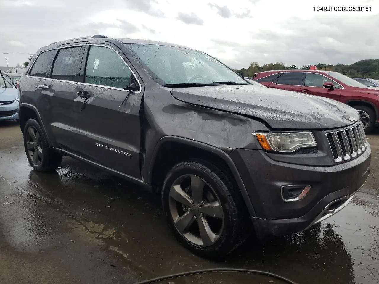 2014 Jeep Grand Cherokee Overland VIN: 1C4RJFCG8EC528181 Lot: 72146924