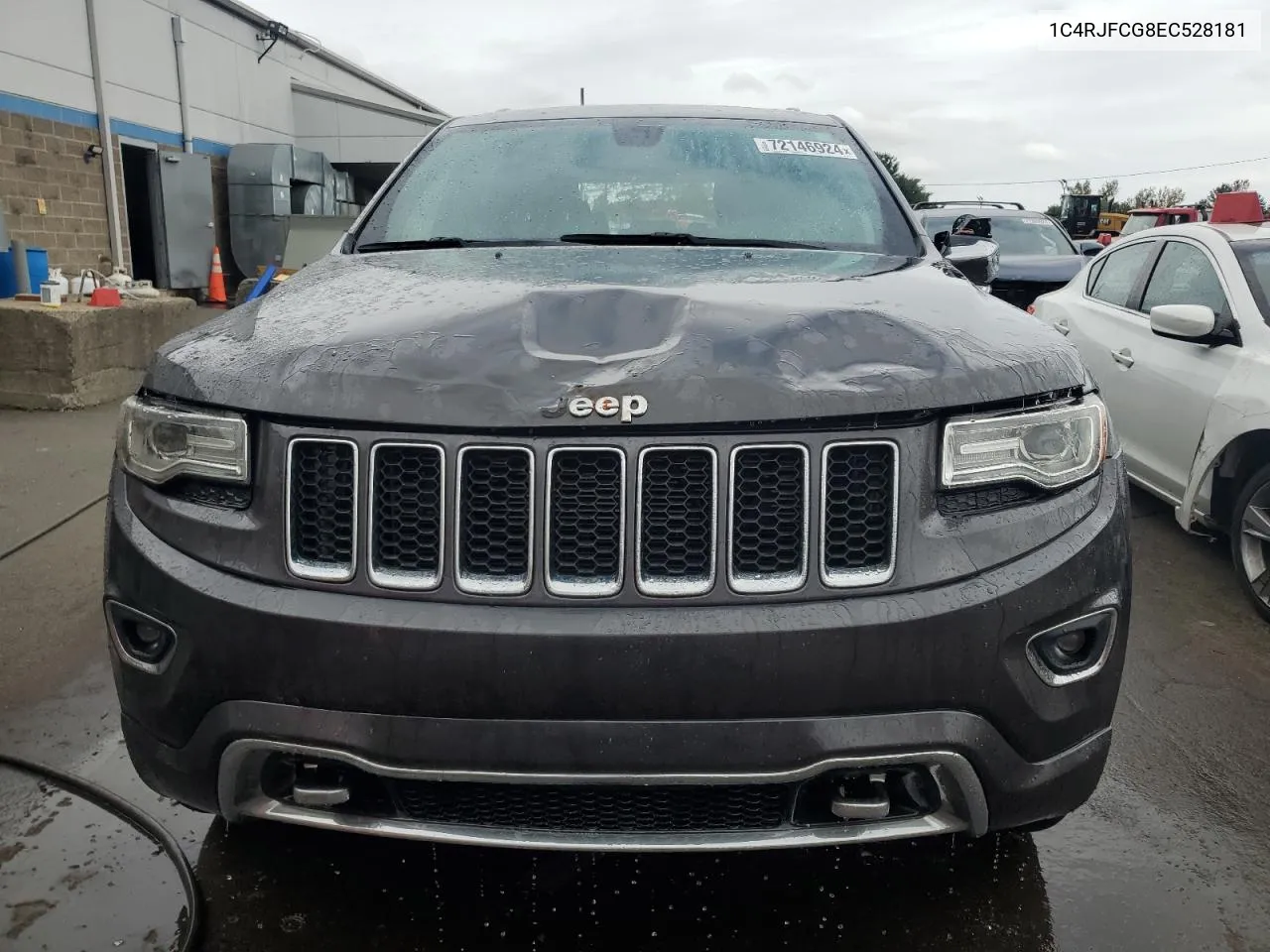 2014 Jeep Grand Cherokee Overland VIN: 1C4RJFCG8EC528181 Lot: 72146924