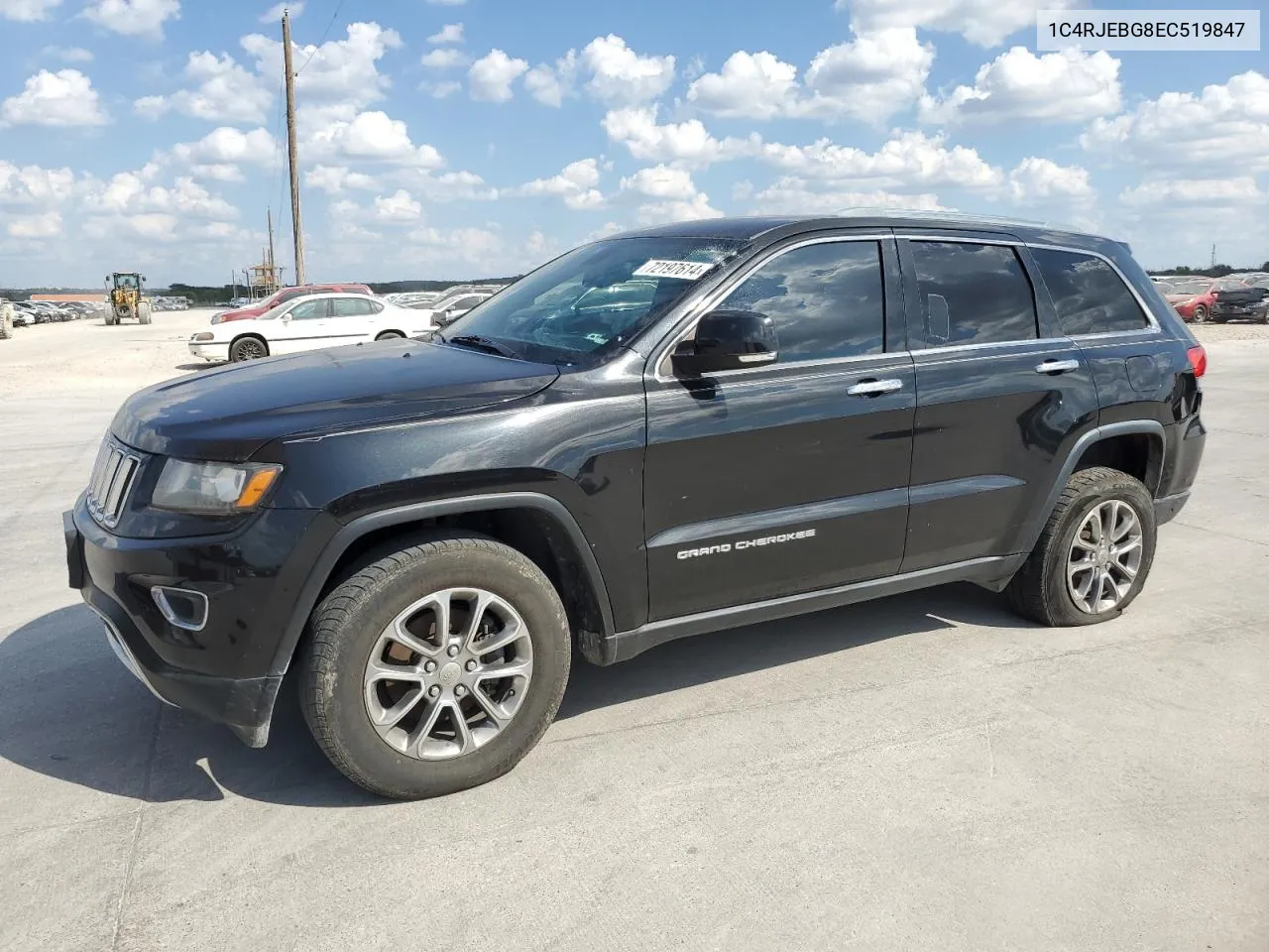 1C4RJEBG8EC519847 2014 Jeep Grand Cherokee Limited