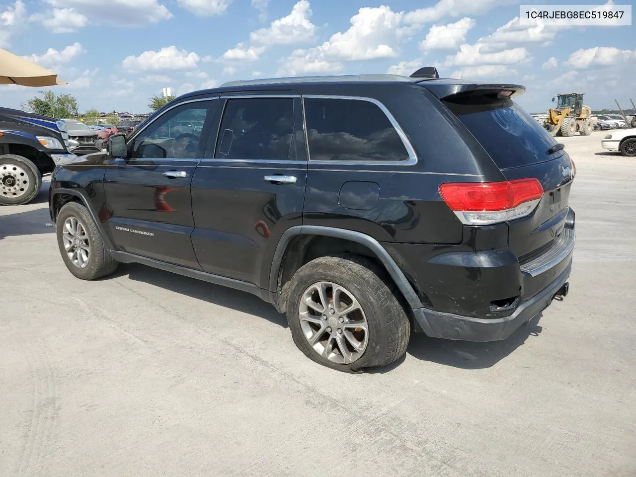 2014 Jeep Grand Cherokee Limited VIN: 1C4RJEBG8EC519847 Lot: 72197614