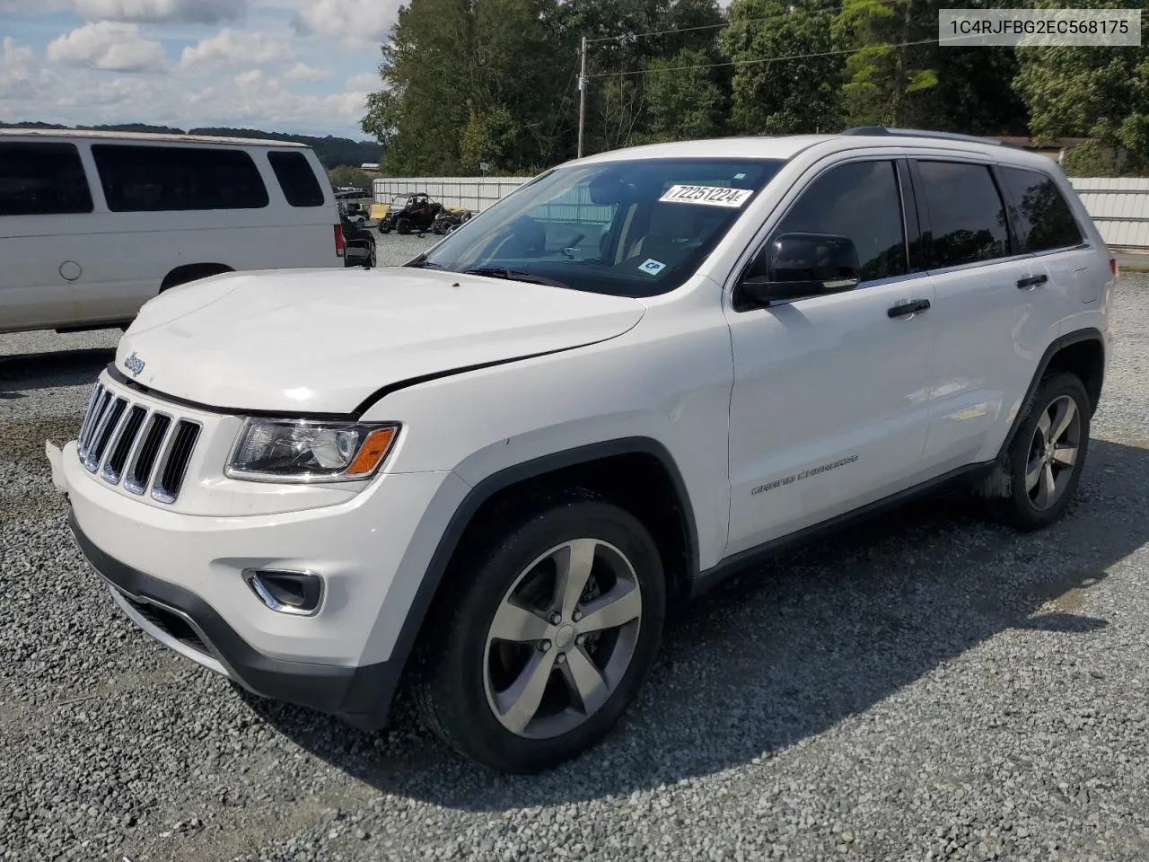 2014 Jeep Grand Cherokee Limited VIN: 1C4RJFBG2EC568175 Lot: 72251224