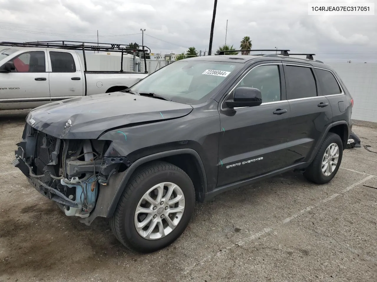 2014 Jeep Grand Cherokee Laredo VIN: 1C4RJEAG7EC317051 Lot: 72286944