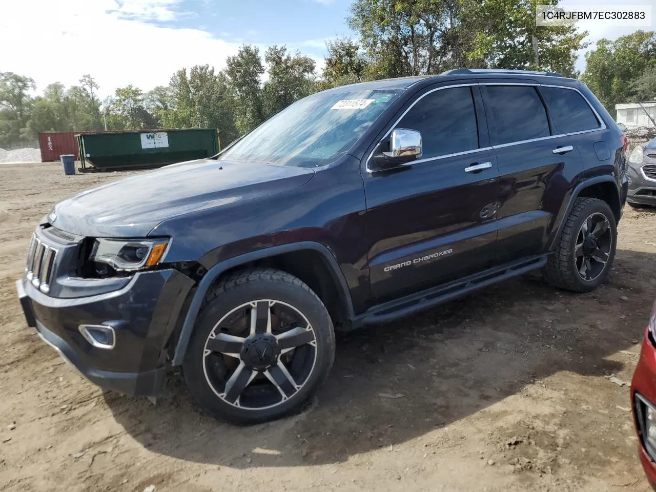 2014 Jeep Grand Cherokee Limited VIN: 1C4RJFBM7EC302883 Lot: 72311574