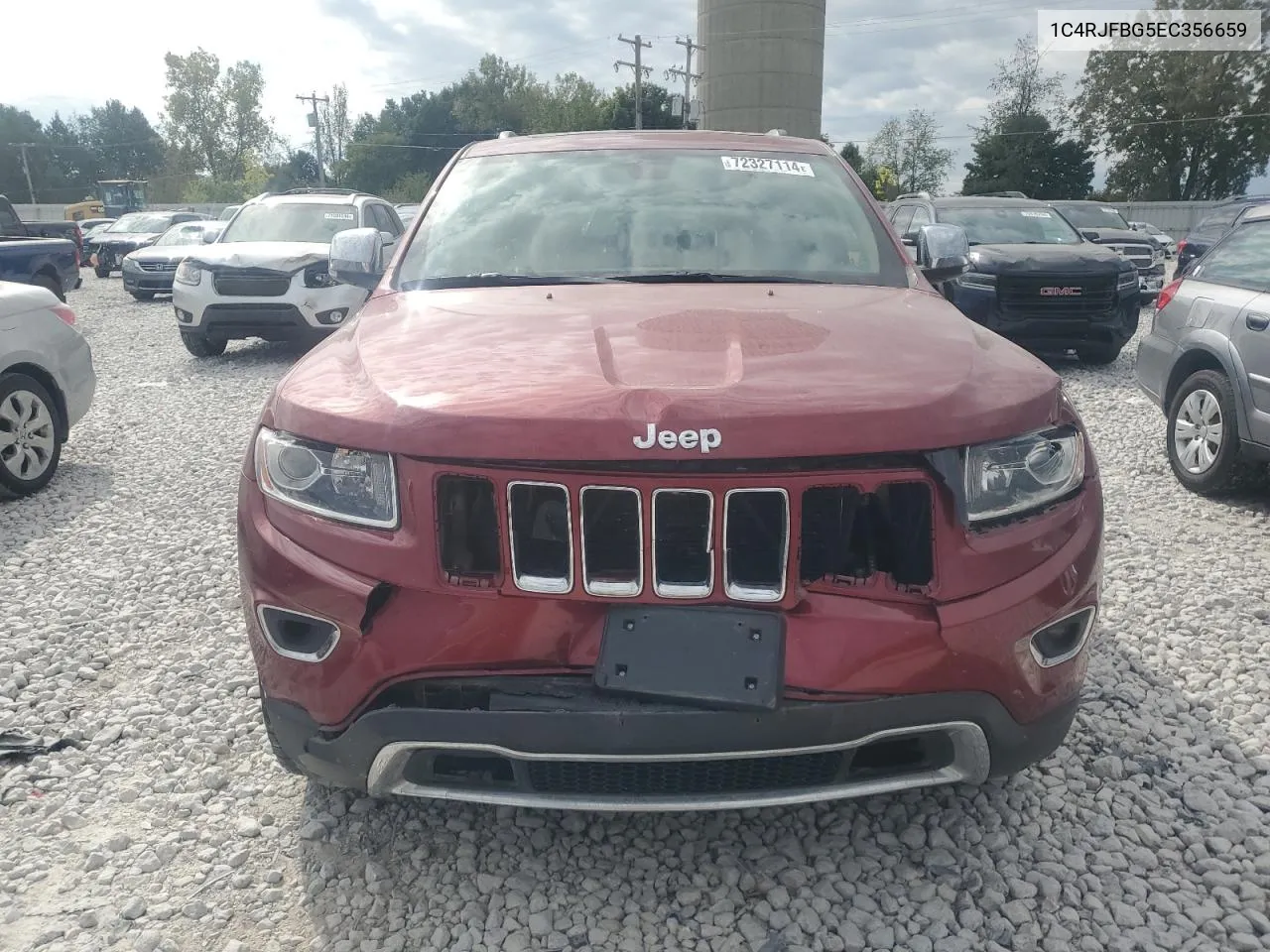 2014 Jeep Grand Cherokee Limited VIN: 1C4RJFBG5EC356659 Lot: 72327114