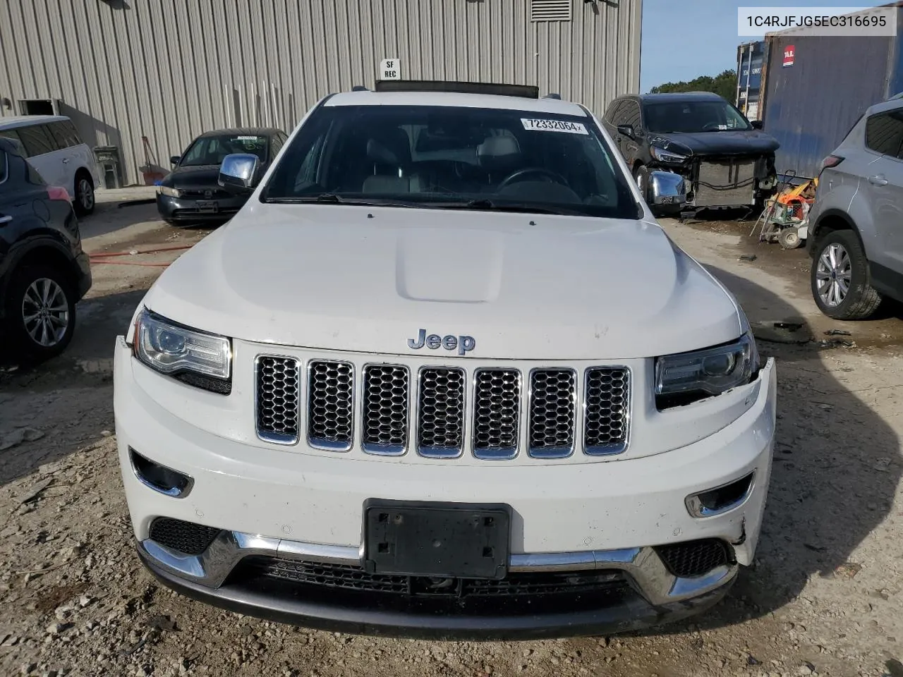 1C4RJFJG5EC316695 2014 Jeep Grand Cherokee Summit