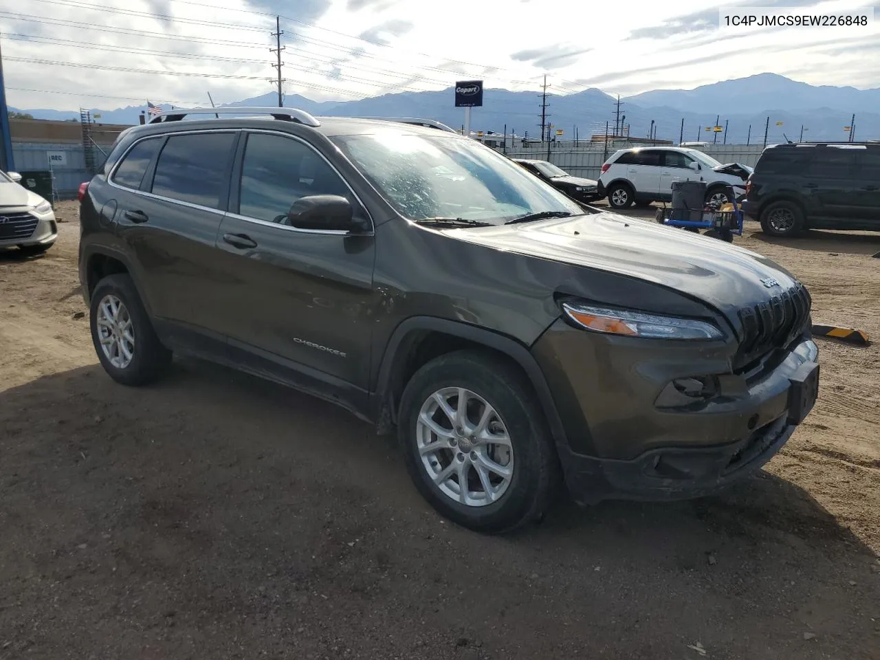 2014 Jeep Cherokee Latitude VIN: 1C4PJMCS9EW226848 Lot: 72340684