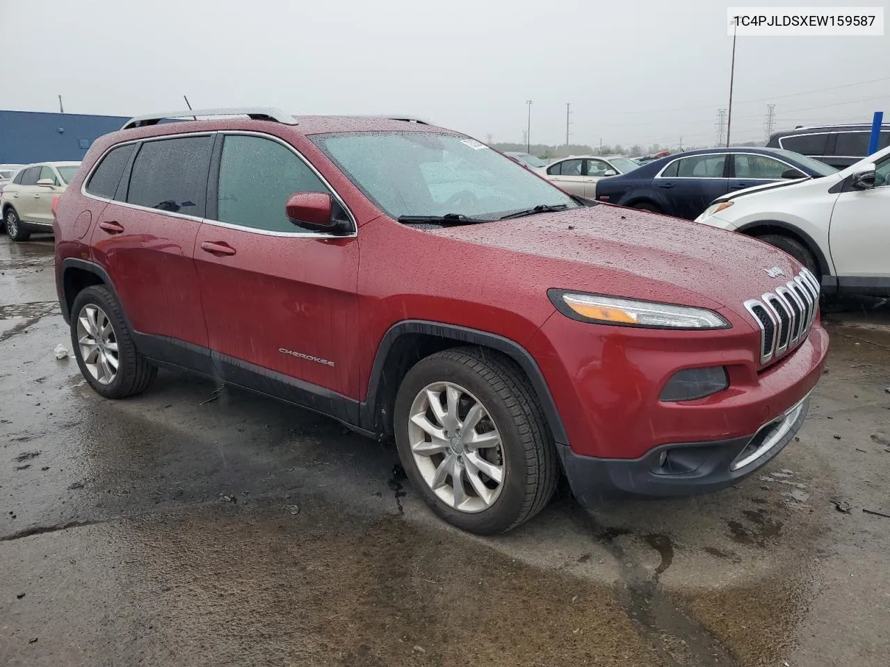 2014 Jeep Cherokee Limited VIN: 1C4PJLDSXEW159587 Lot: 72392604