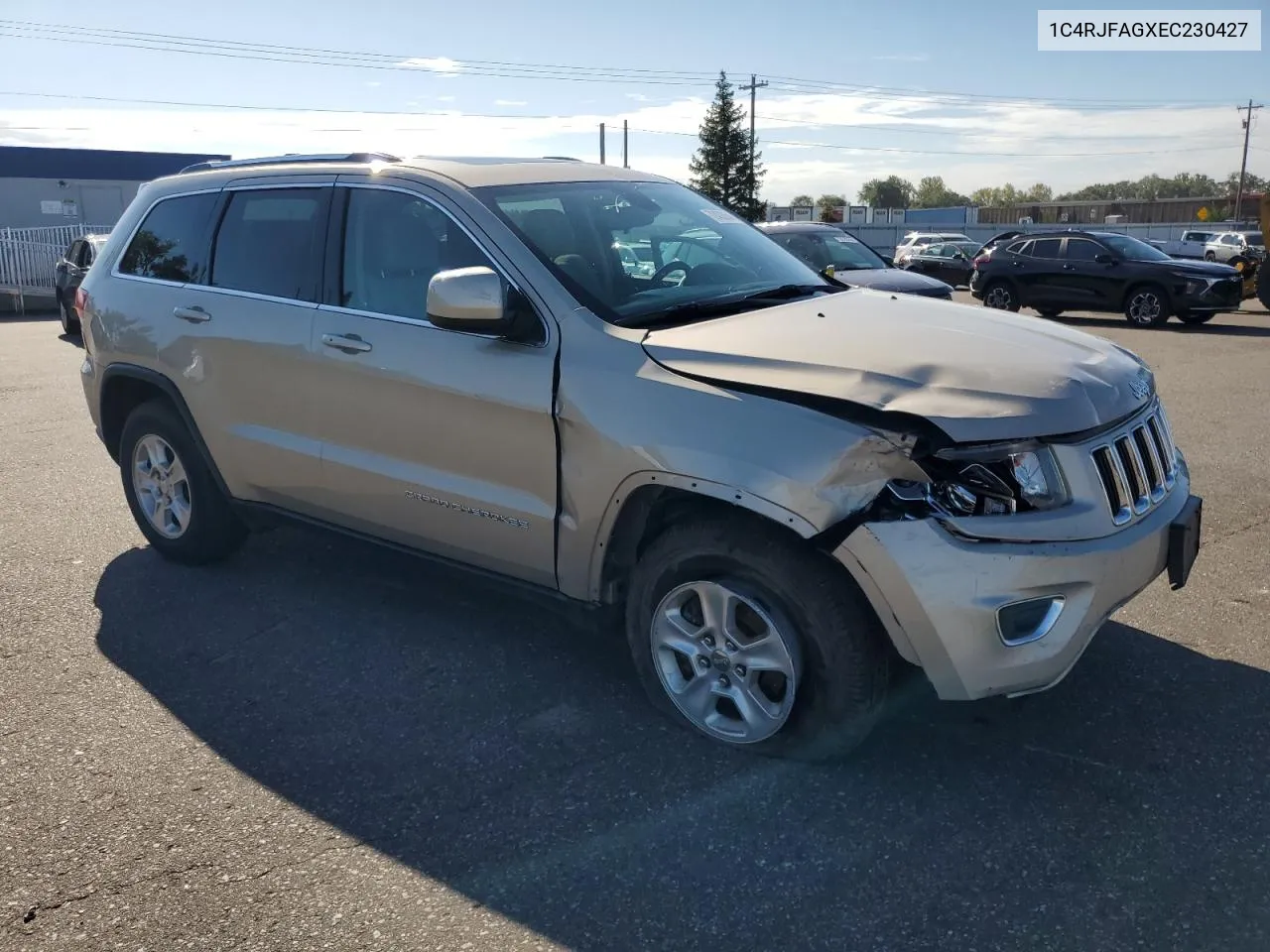 2014 Jeep Grand Cherokee Laredo VIN: 1C4RJFAGXEC230427 Lot: 72402054