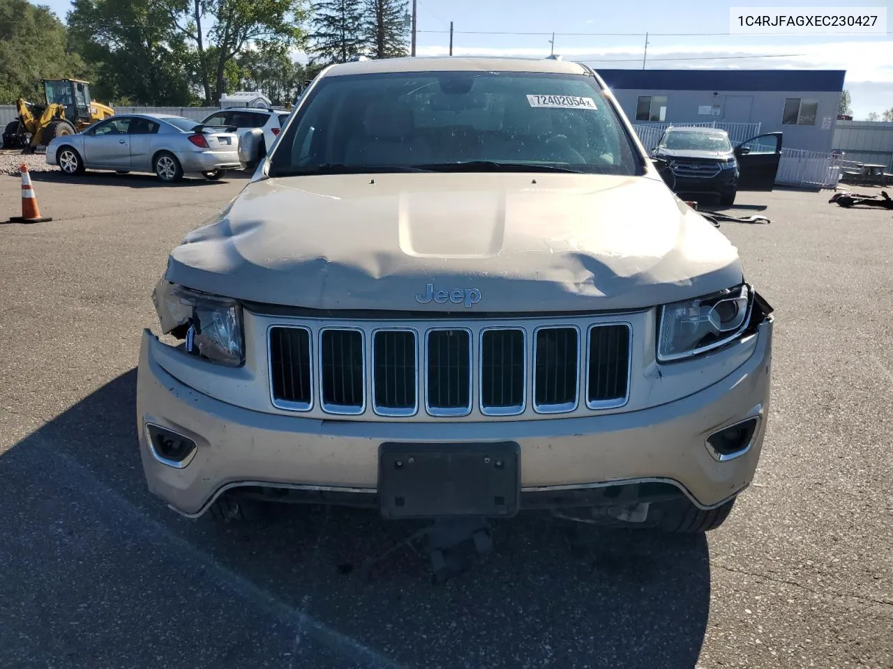 2014 Jeep Grand Cherokee Laredo VIN: 1C4RJFAGXEC230427 Lot: 72402054