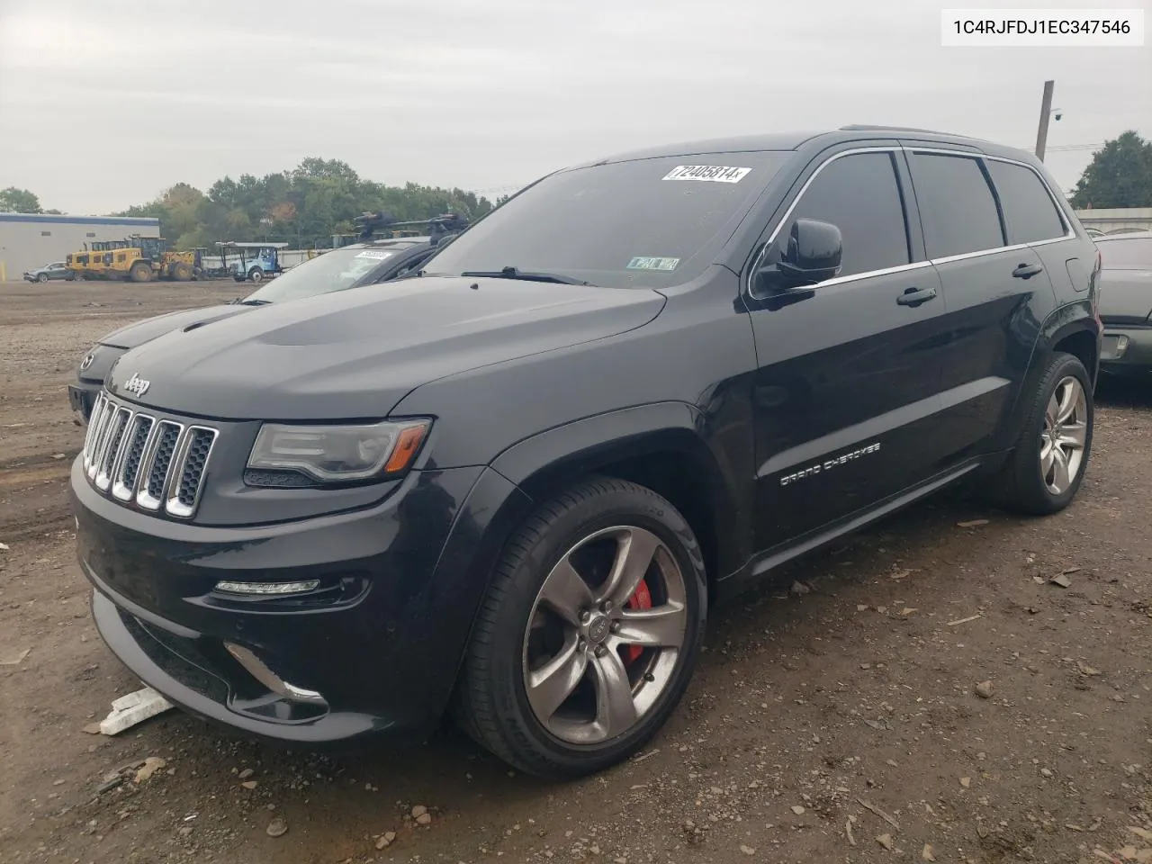 2014 Jeep Grand Cherokee Srt-8 VIN: 1C4RJFDJ1EC347546 Lot: 72405814