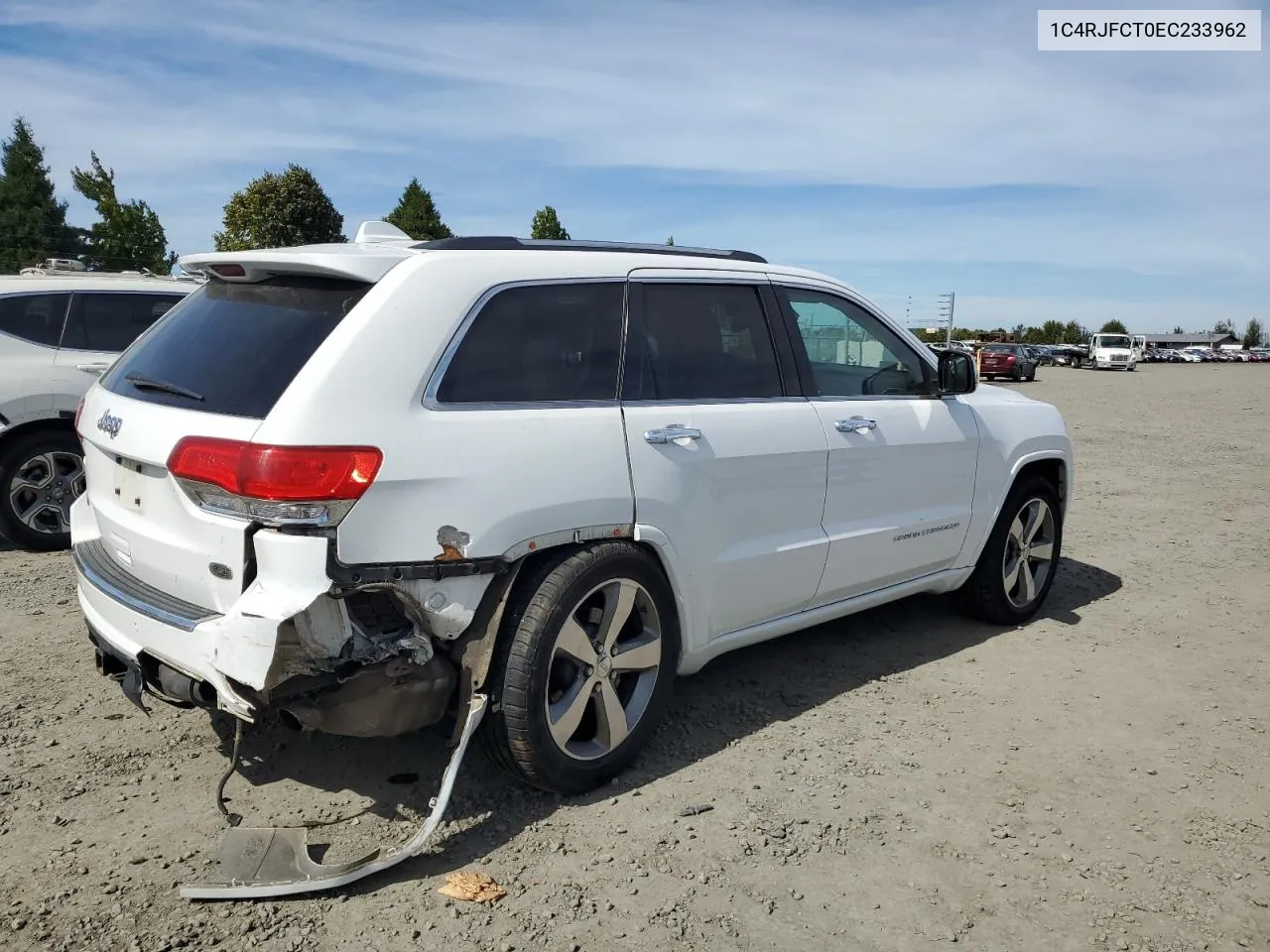 2014 Jeep Grand Cherokee Overland VIN: 1C4RJFCT0EC233962 Lot: 72409834