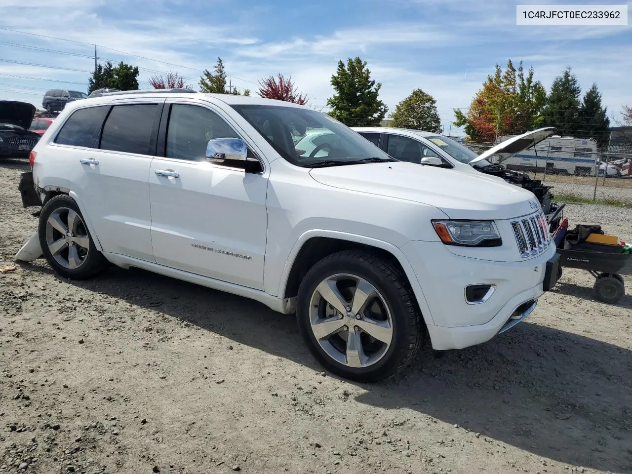 2014 Jeep Grand Cherokee Overland VIN: 1C4RJFCT0EC233962 Lot: 72409834