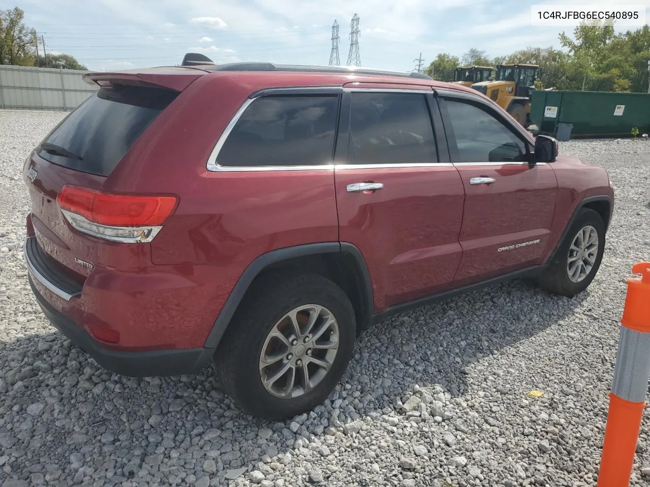 2014 Jeep Grand Cherokee Limited VIN: 1C4RJFBG6EC540895 Lot: 72417834