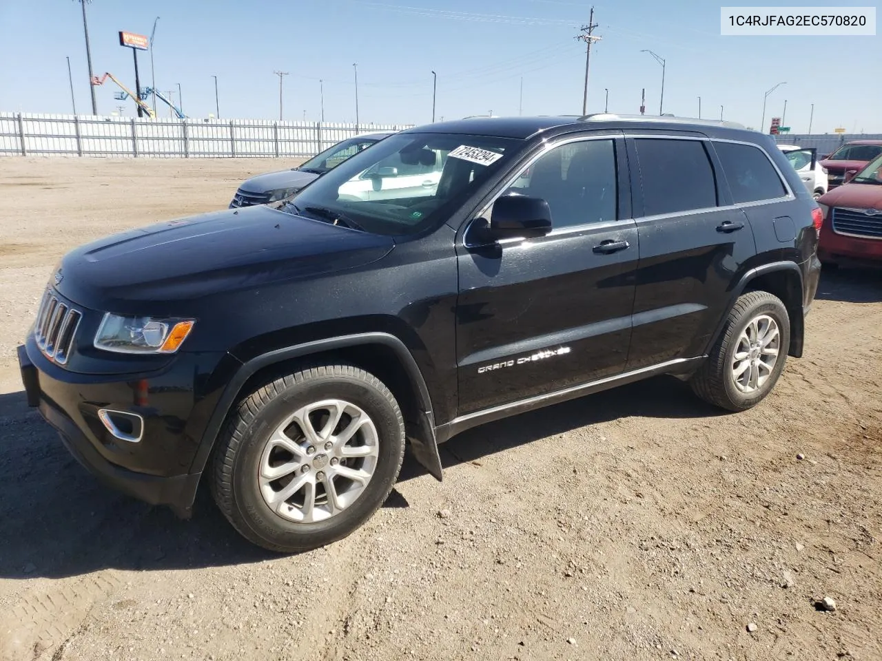 2014 Jeep Grand Cherokee Laredo VIN: 1C4RJFAG2EC570820 Lot: 72453294