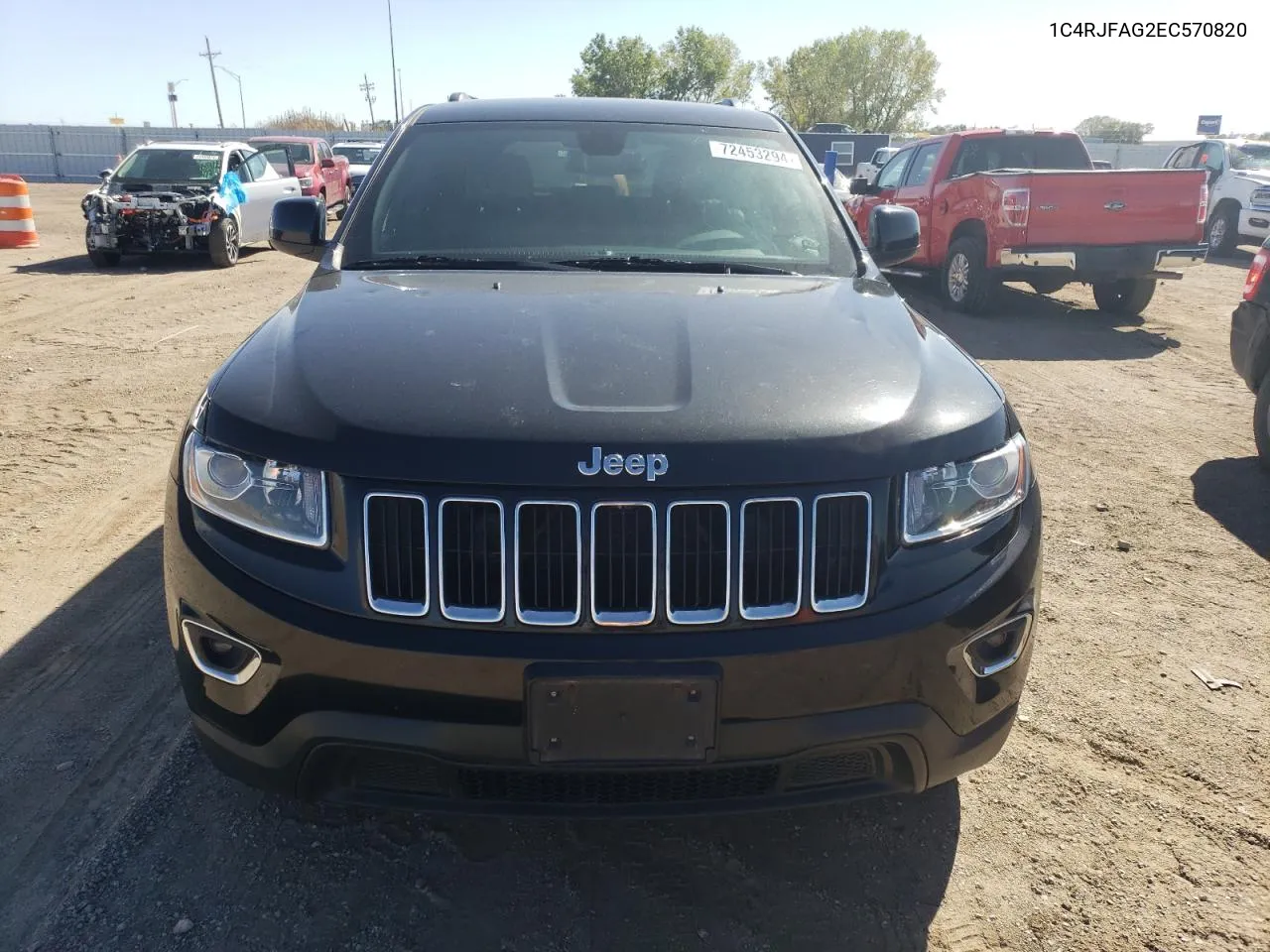 2014 Jeep Grand Cherokee Laredo VIN: 1C4RJFAG2EC570820 Lot: 72453294