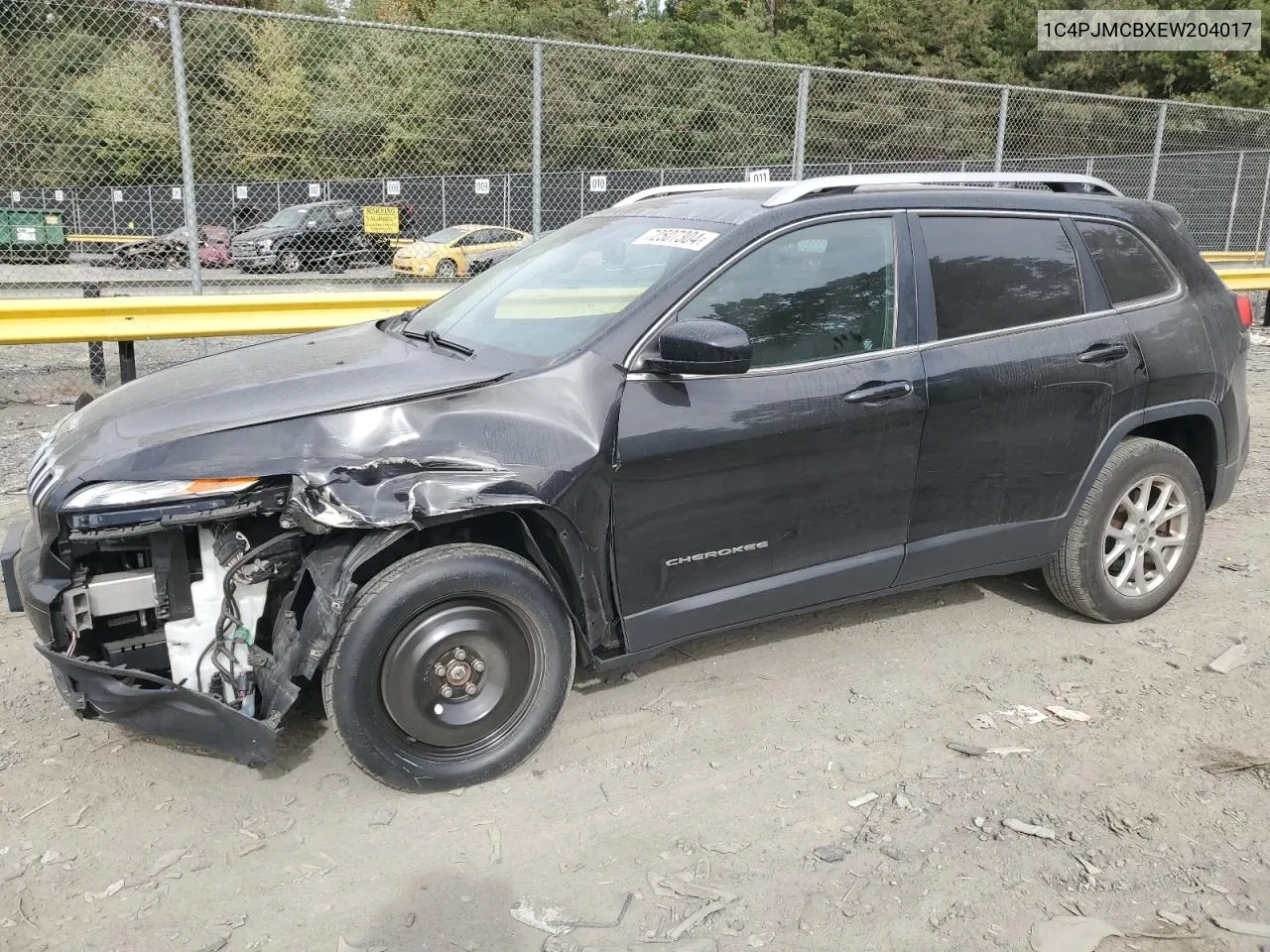 2014 Jeep Cherokee Latitude VIN: 1C4PJMCBXEW204017 Lot: 72507304