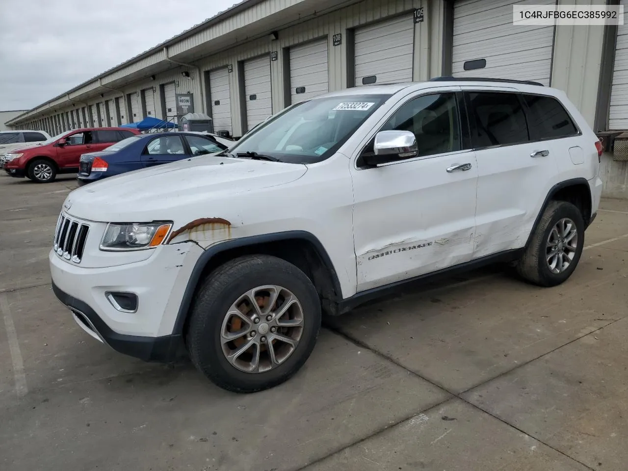 2014 Jeep Grand Cherokee Limited VIN: 1C4RJFBG6EC385992 Lot: 72533274