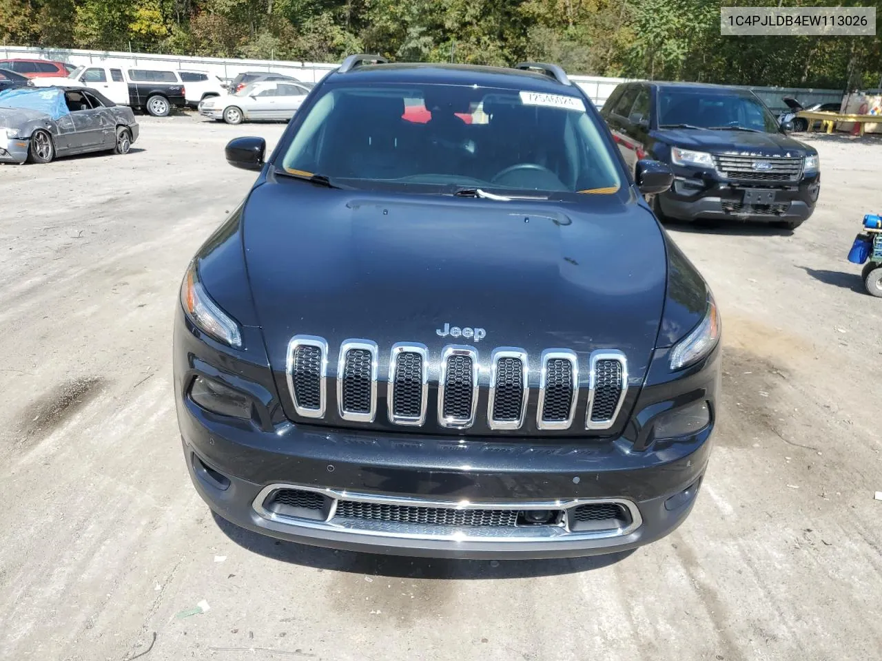 2014 Jeep Cherokee Limited VIN: 1C4PJLDB4EW113026 Lot: 72546024