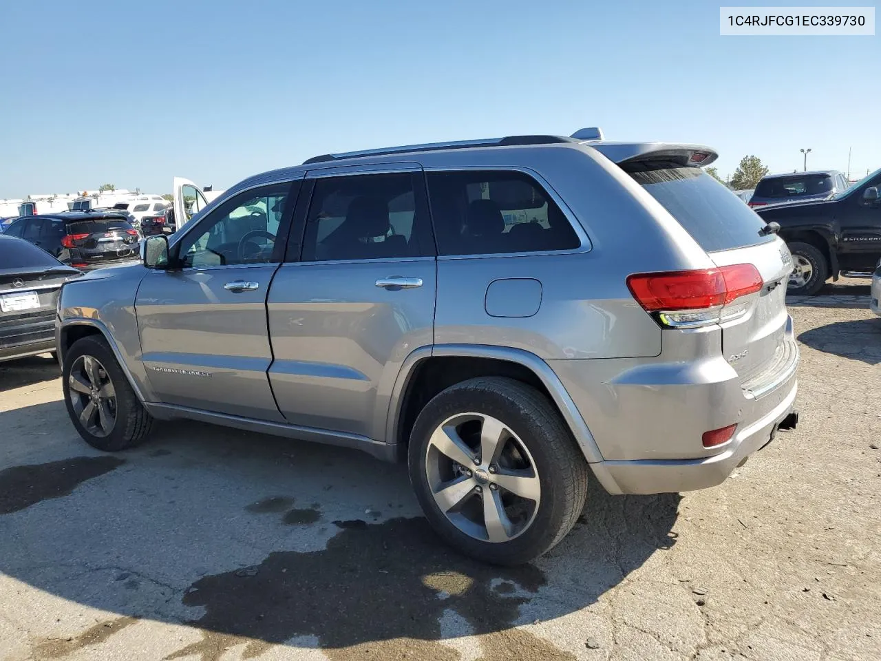 2014 Jeep Grand Cherokee Overland VIN: 1C4RJFCG1EC339730 Lot: 72582074