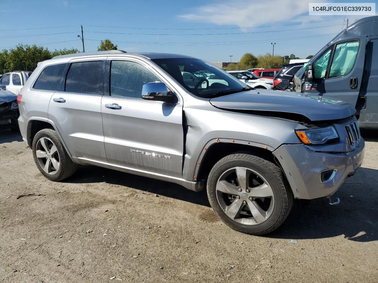 2014 Jeep Grand Cherokee Overland VIN: 1C4RJFCG1EC339730 Lot: 72582074