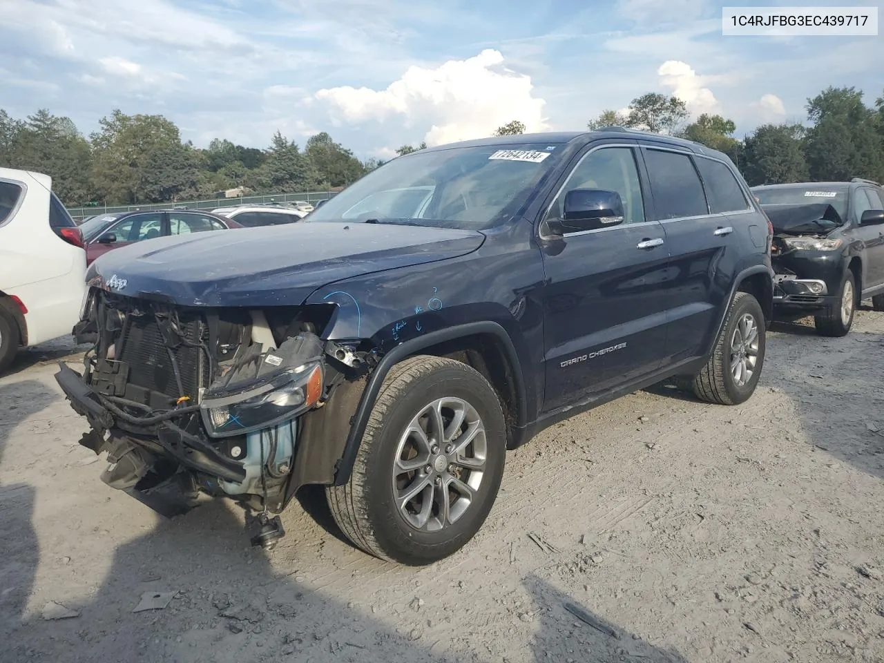 1C4RJFBG3EC439717 2014 Jeep Grand Cherokee Limited