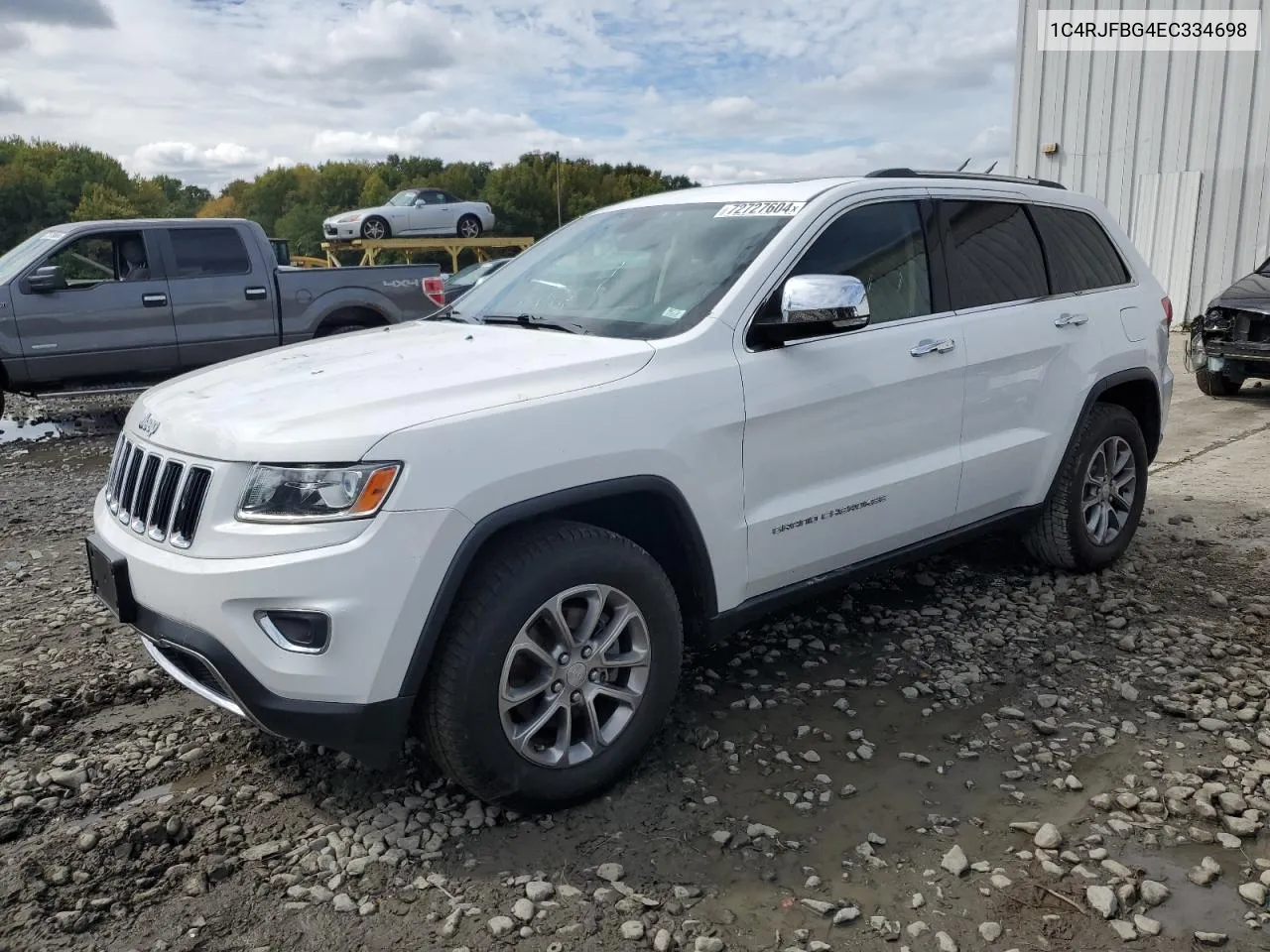 2014 Jeep Grand Cherokee Limited VIN: 1C4RJFBG4EC334698 Lot: 72727604