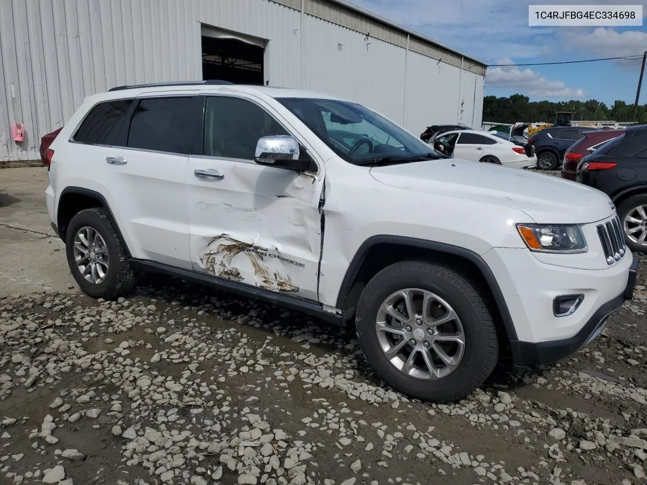 1C4RJFBG4EC334698 2014 Jeep Grand Cherokee Limited