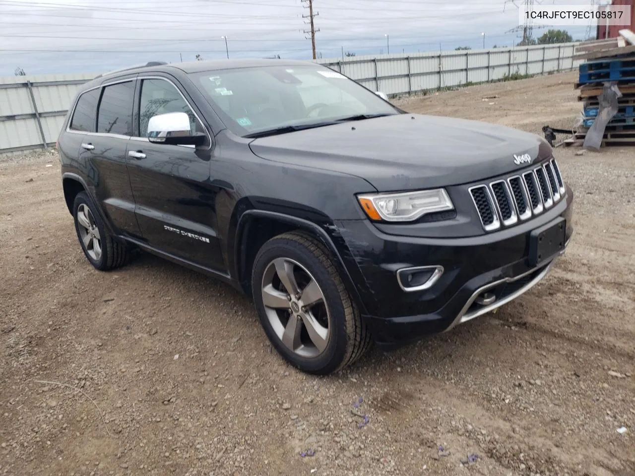 2014 Jeep Grand Cherokee Overland VIN: 1C4RJFCT9EC105817 Lot: 72735784