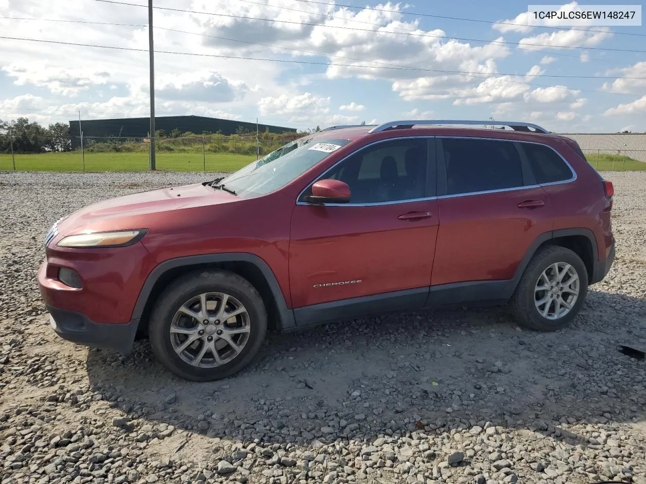 2014 Jeep Cherokee Latitude VIN: 1C4PJLCS6EW148247 Lot: 72741104