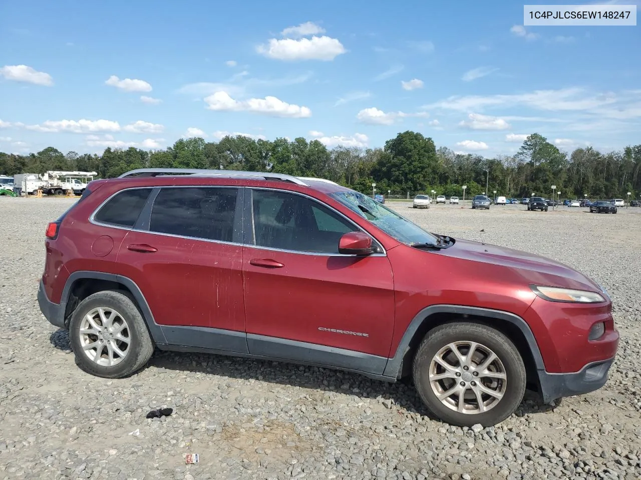 2014 Jeep Cherokee Latitude VIN: 1C4PJLCS6EW148247 Lot: 72741104