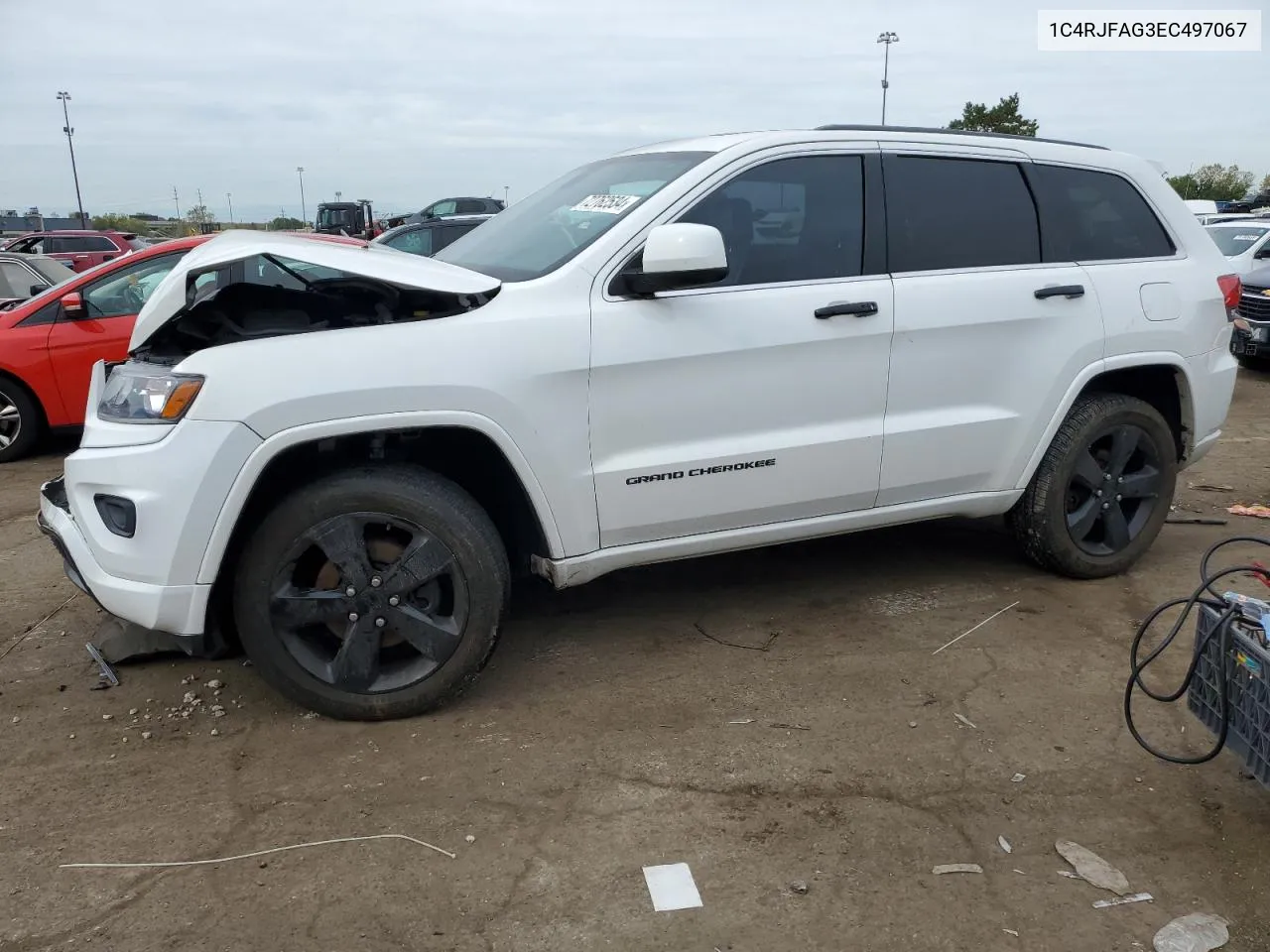 2014 Jeep Grand Cherokee Laredo VIN: 1C4RJFAG3EC497067 Lot: 72762534