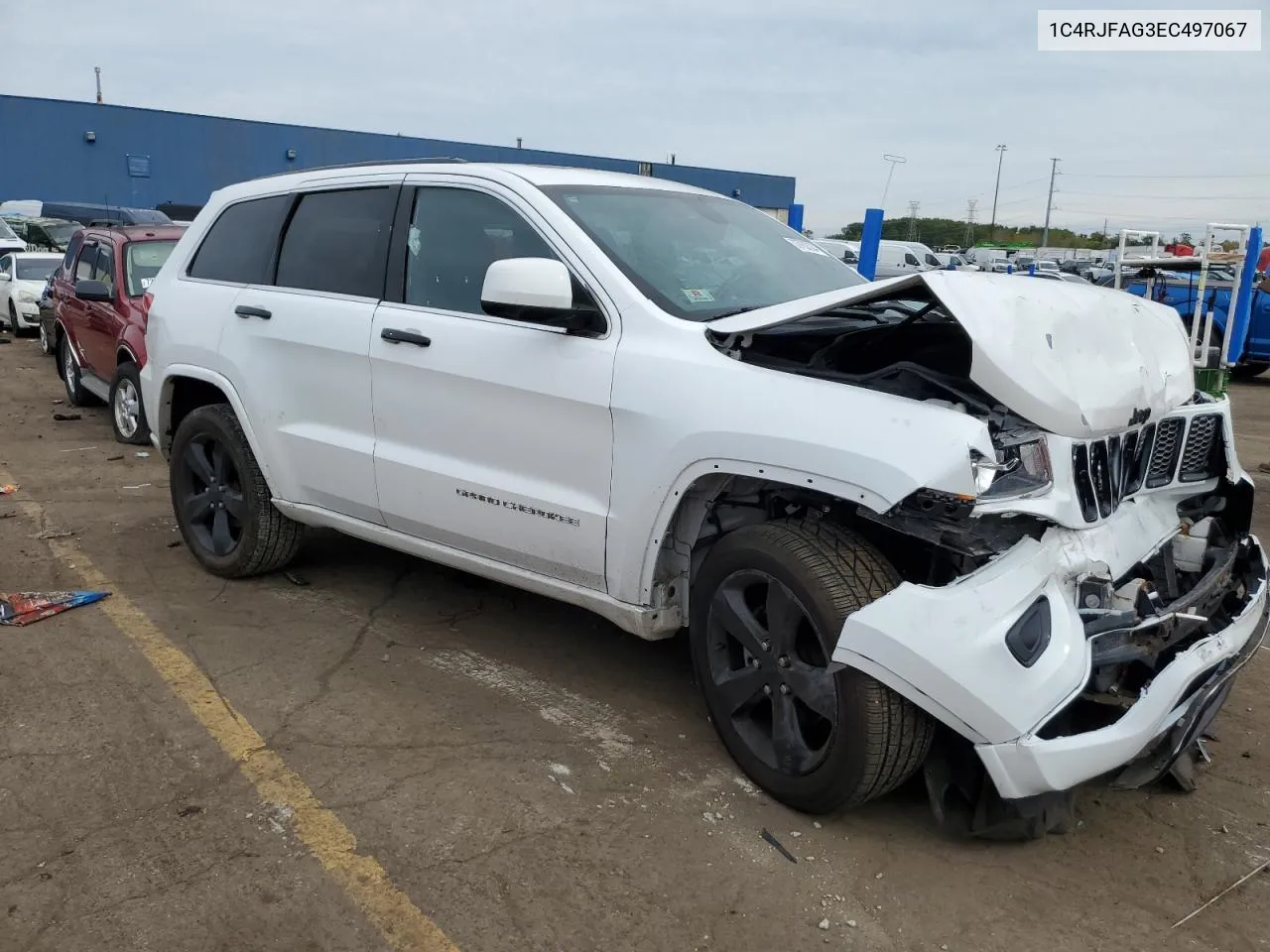 2014 Jeep Grand Cherokee Laredo VIN: 1C4RJFAG3EC497067 Lot: 72762534