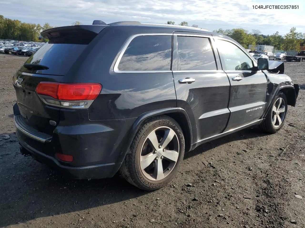 2014 Jeep Grand Cherokee Overland VIN: 1C4RJFCT8EC357851 Lot: 72773234