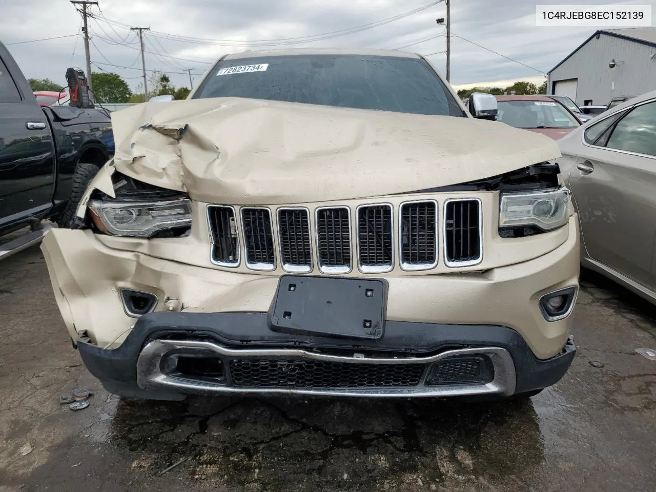 2014 Jeep Grand Cherokee Limited VIN: 1C4RJEBG8EC152139 Lot: 72823734