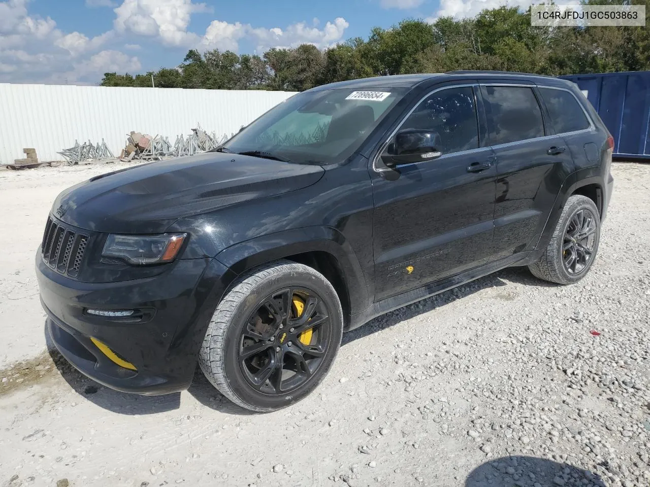 2014 Jeep Grand Cherokee Srt-8 VIN: 1C4RJFDJ1GC503863 Lot: 72896654