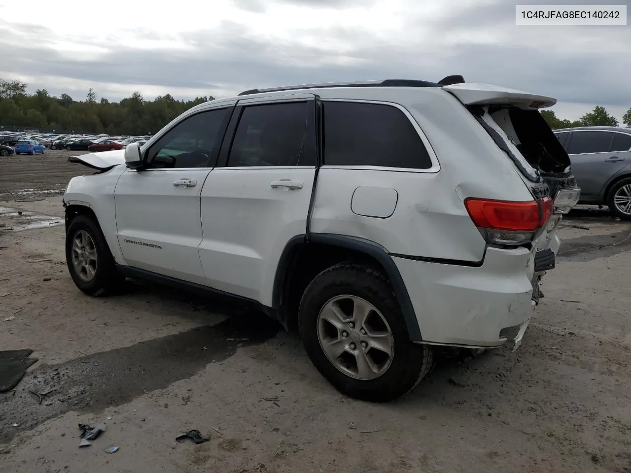 2014 Jeep Grand Cherokee Laredo VIN: 1C4RJFAG8EC140242 Lot: 72917514