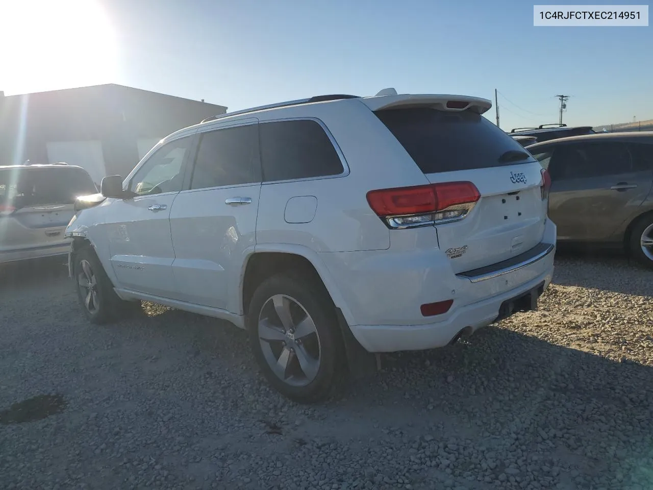 2014 Jeep Grand Cherokee Overland VIN: 1C4RJFCTXEC214951 Lot: 72918864