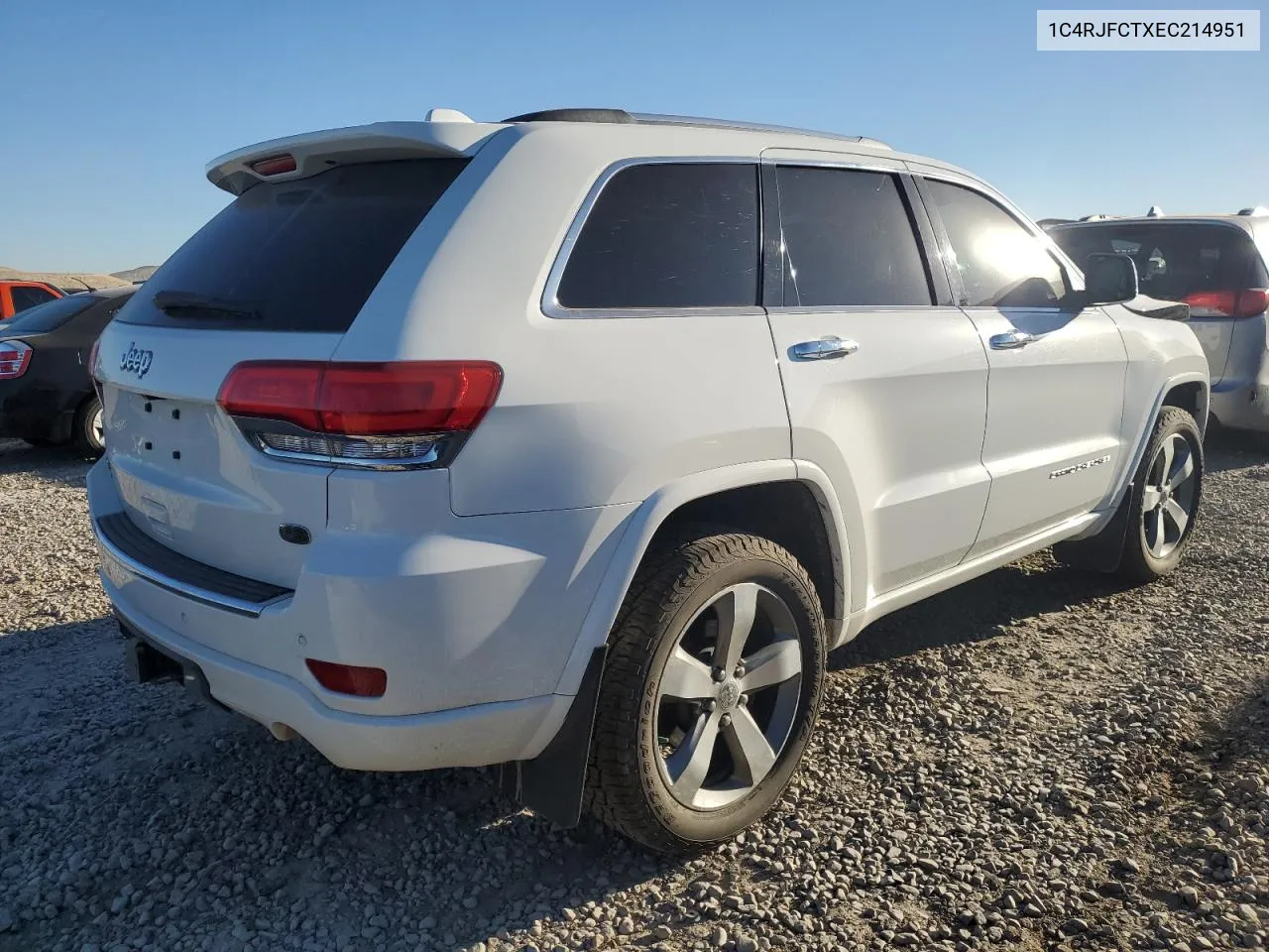 2014 Jeep Grand Cherokee Overland VIN: 1C4RJFCTXEC214951 Lot: 72918864