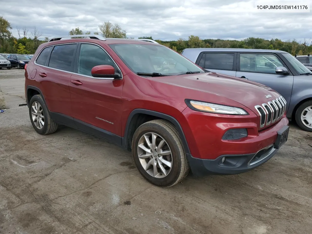 1C4PJMDS1EW141176 2014 Jeep Cherokee Limited