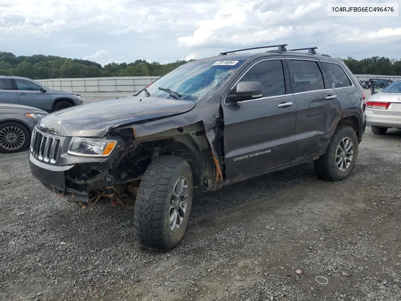 2014 Jeep Grand Cherokee Limited VIN: 1C4RJFBG6EC496476 Lot: 72974694