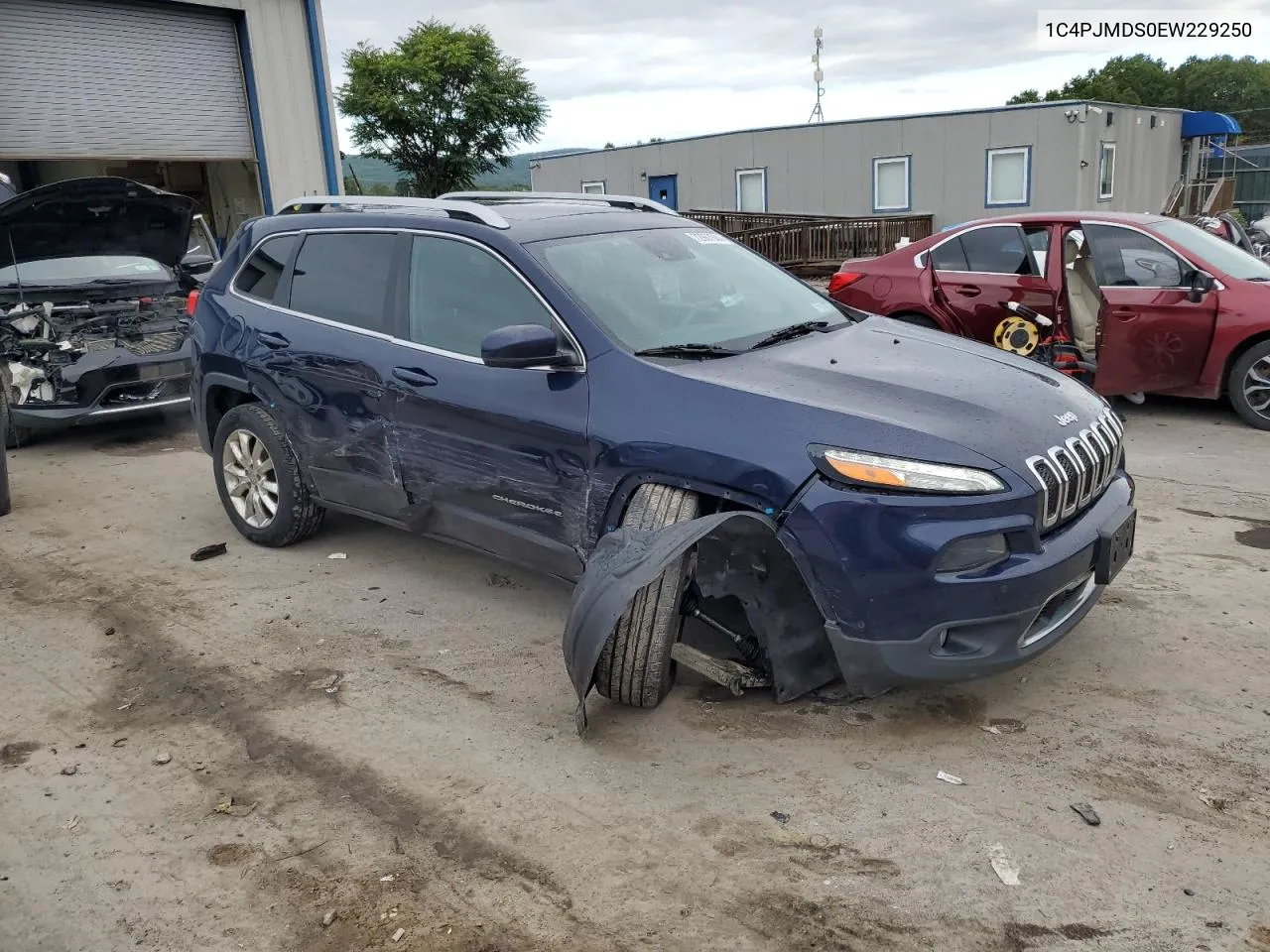 2014 Jeep Cherokee Limited VIN: 1C4PJMDS0EW229250 Lot: 72987944