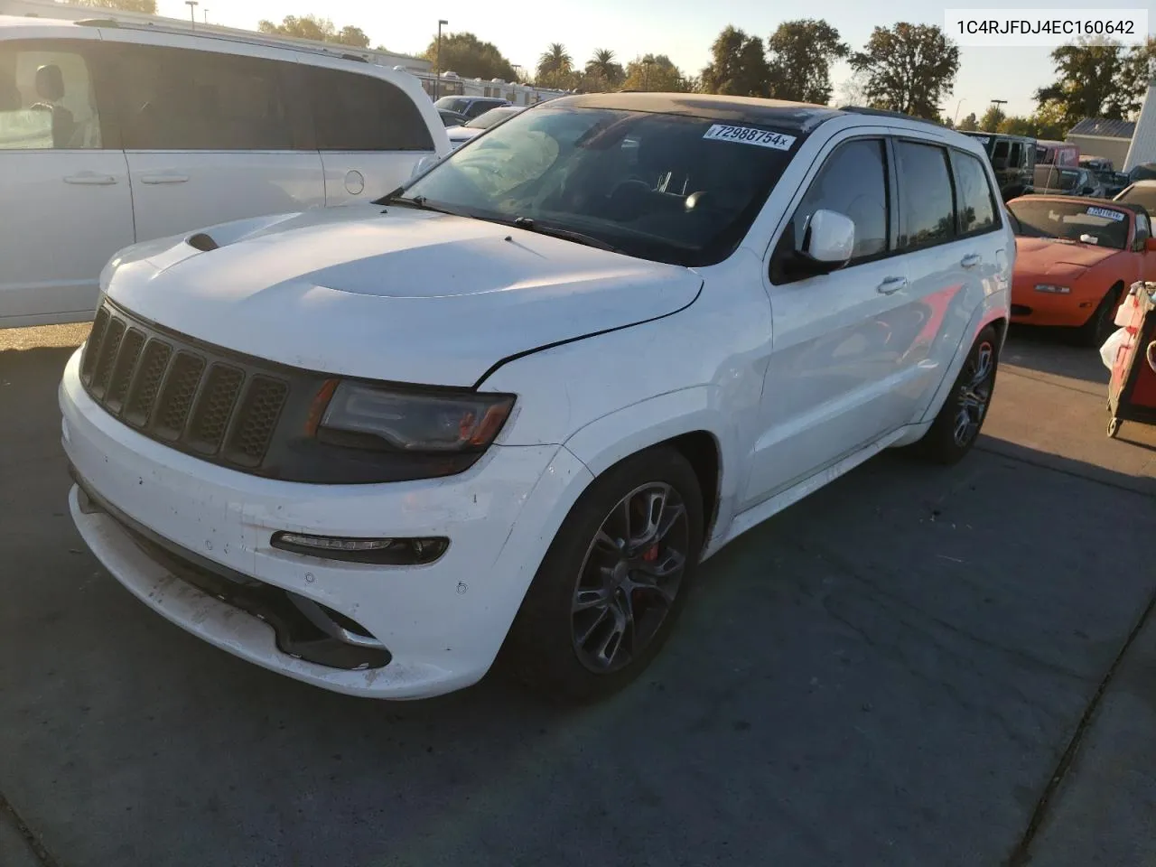 1C4RJFDJ4EC160642 2014 Jeep Grand Cherokee Srt-8