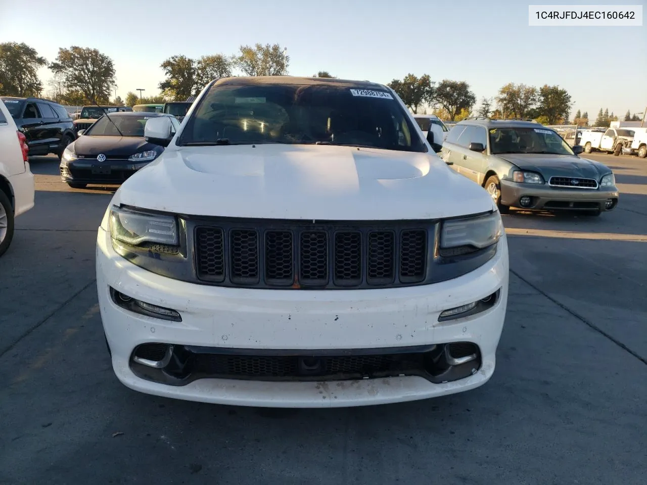 2014 Jeep Grand Cherokee Srt-8 VIN: 1C4RJFDJ4EC160642 Lot: 72988754