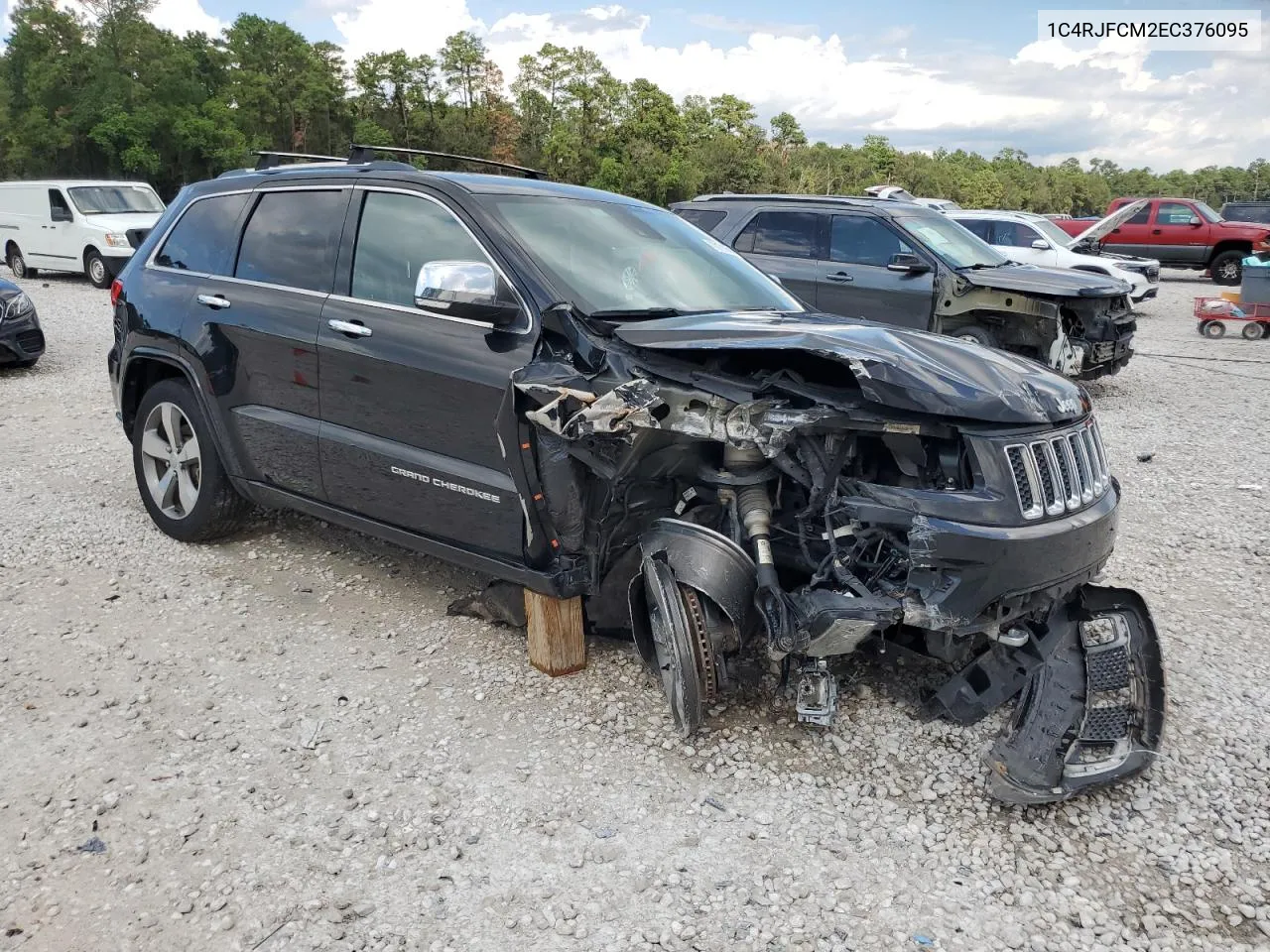 2014 Jeep Grand Cherokee Overland VIN: 1C4RJFCM2EC376095 Lot: 73170054