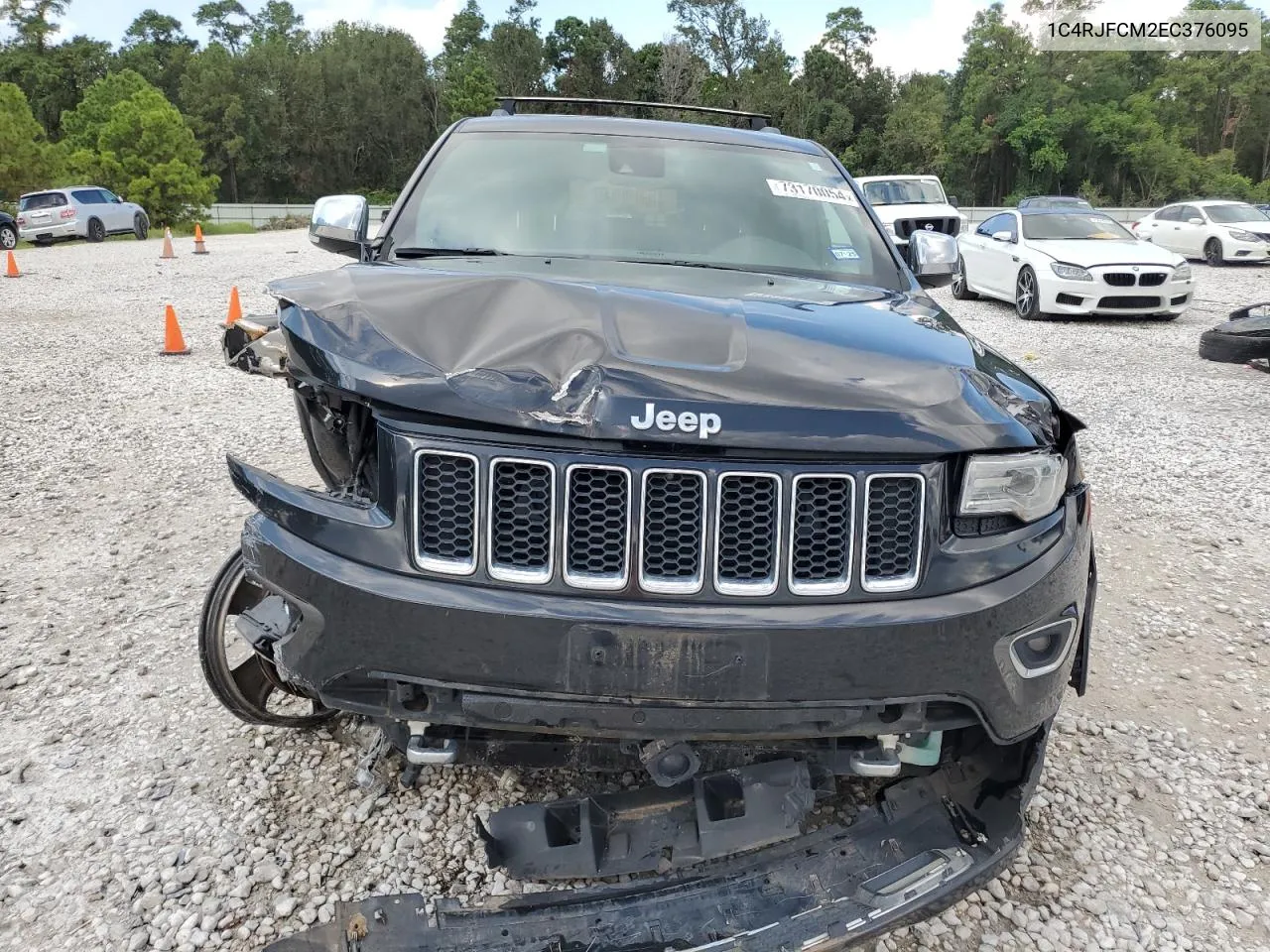 2014 Jeep Grand Cherokee Overland VIN: 1C4RJFCM2EC376095 Lot: 73170054