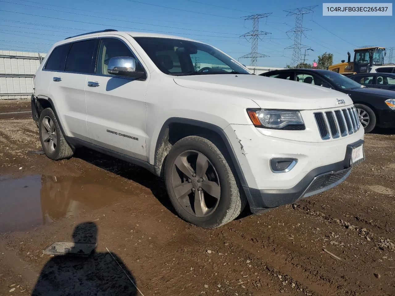 2014 Jeep Grand Cherokee Limited VIN: 1C4RJFBG3EC265437 Lot: 73188224